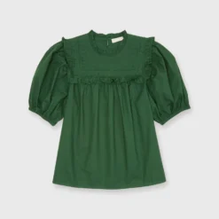 ULLA JOHNSON Adeline Top In Juniper