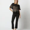 ULLA JOHNSON Zuri Top In Noir
