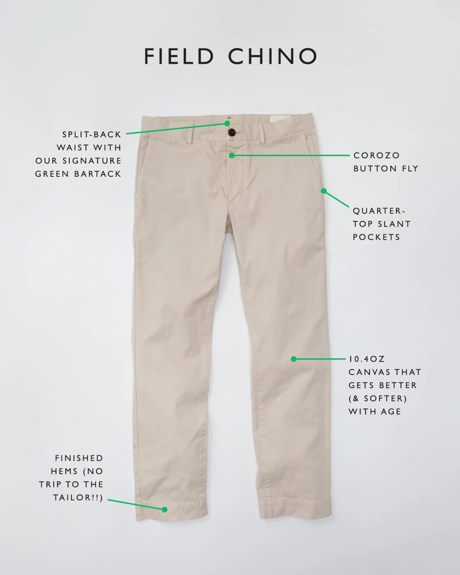 Garment-Dyed Field Pant In Vintage Khaki Canvas - Image 4