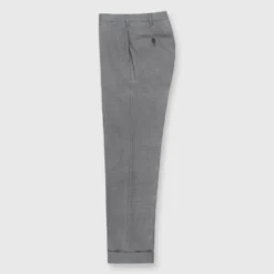 Dress Trouser In Oxford Grey Lightweight Twill