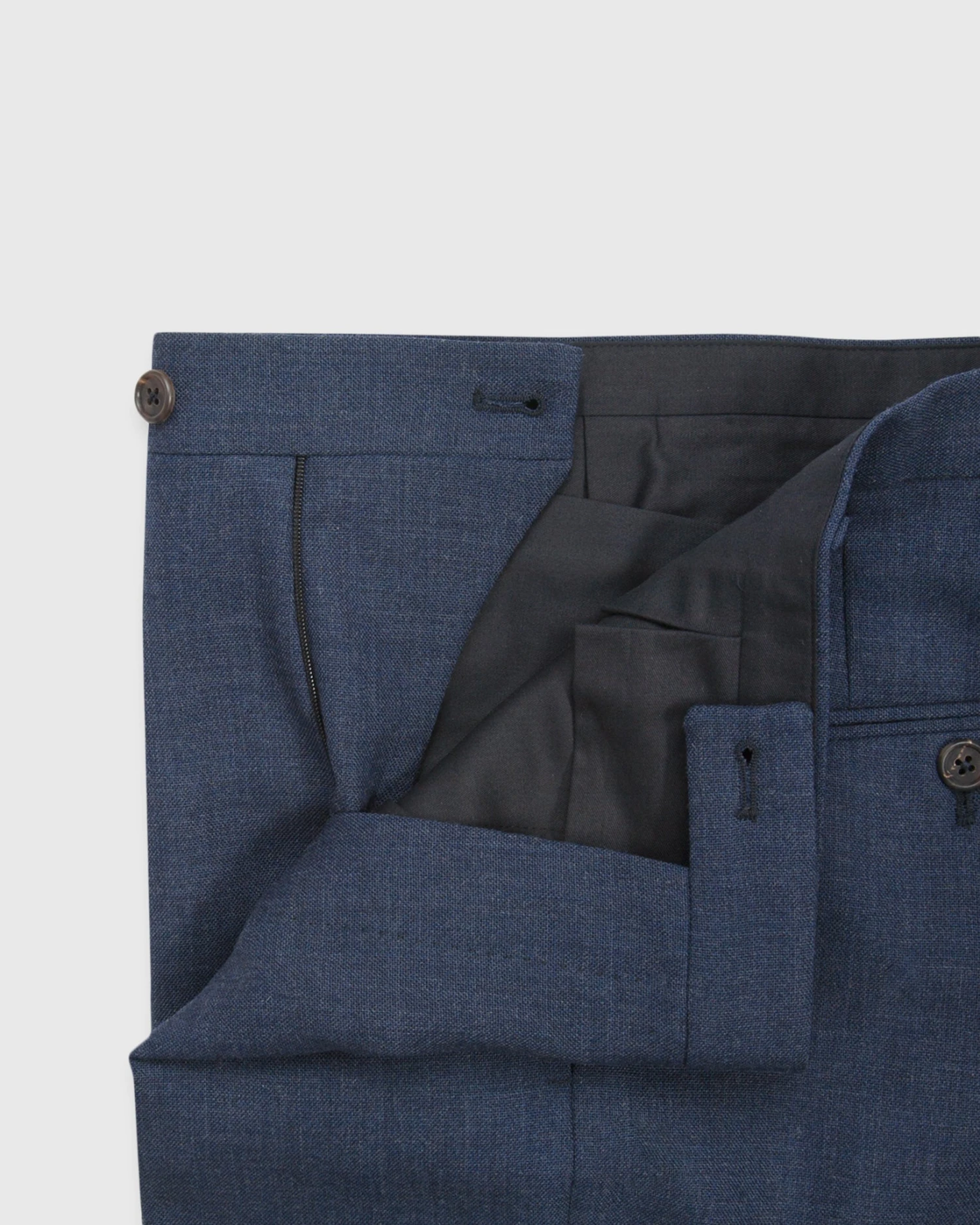 Kincaid No. 3 Suit In Air Force Blue High-Twist - Image 7